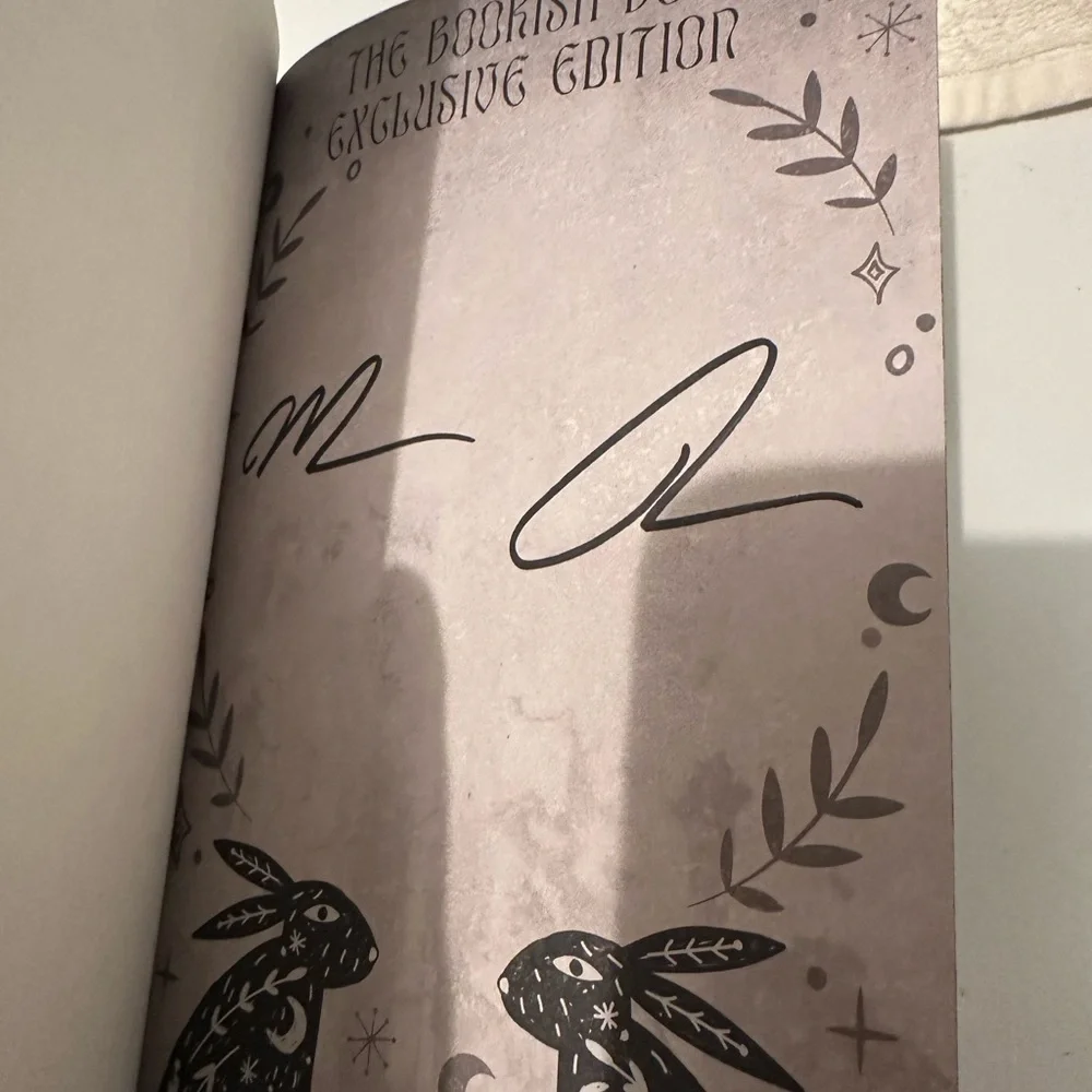 Our Crooked Hearts By Melissa Albert Bookish Box Book Signed by Arthur